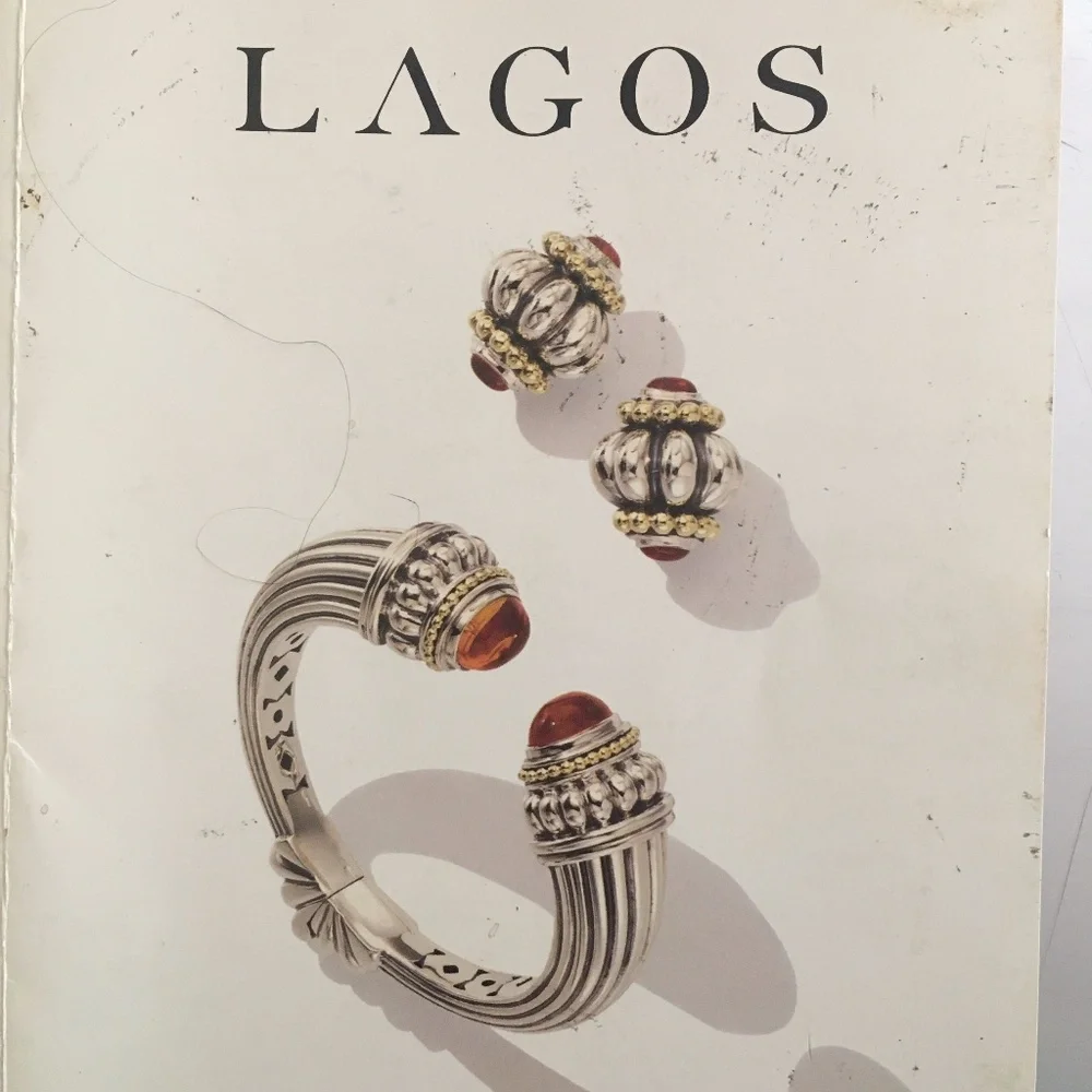 Exquisite Vintage Lagos Cuff** 18k Gold /Sterling/Citrine - Picture 1 of 16